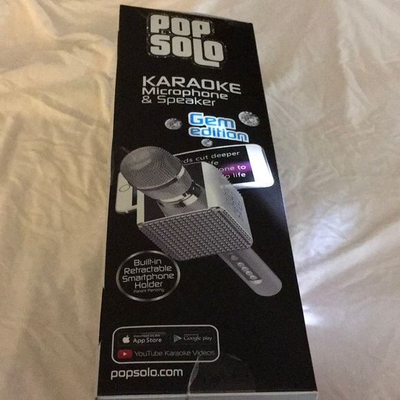 Pop Solo Gem Edition Karaoke Microphone and Speaker - Picture 3 of 10